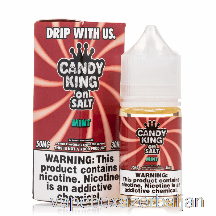 Vape Smoke Mint - Candy King Salts - 30mL 35mg